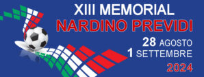 Il calendario e i gironi del XIII Memorial Previdi!